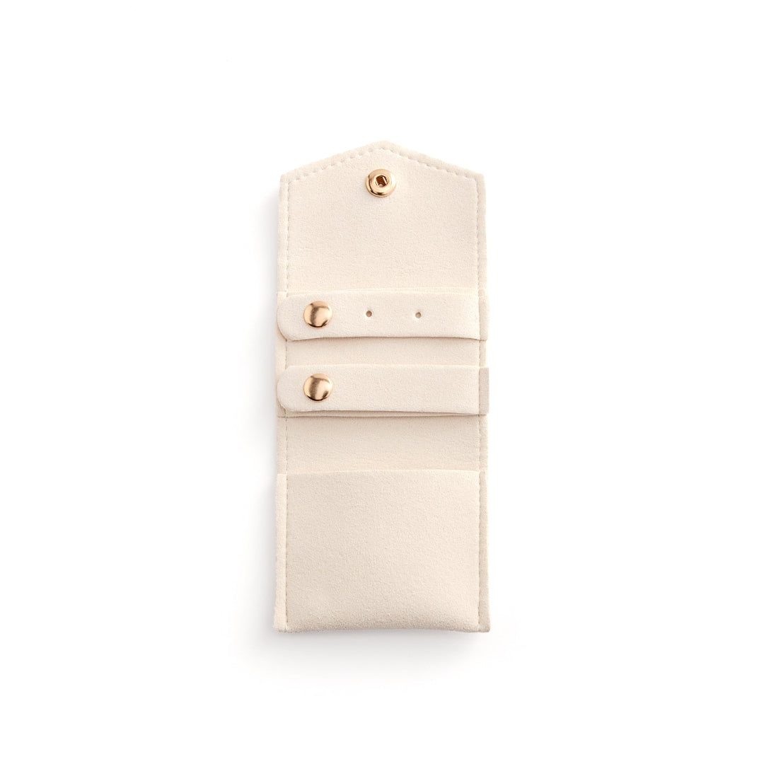 Jewelry Pouch Small Microfibre Open