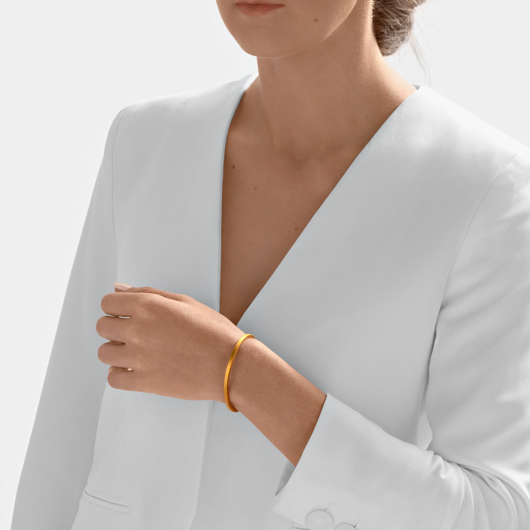 Nebu Gold 24k Gold Bullion Classic Bangle Female