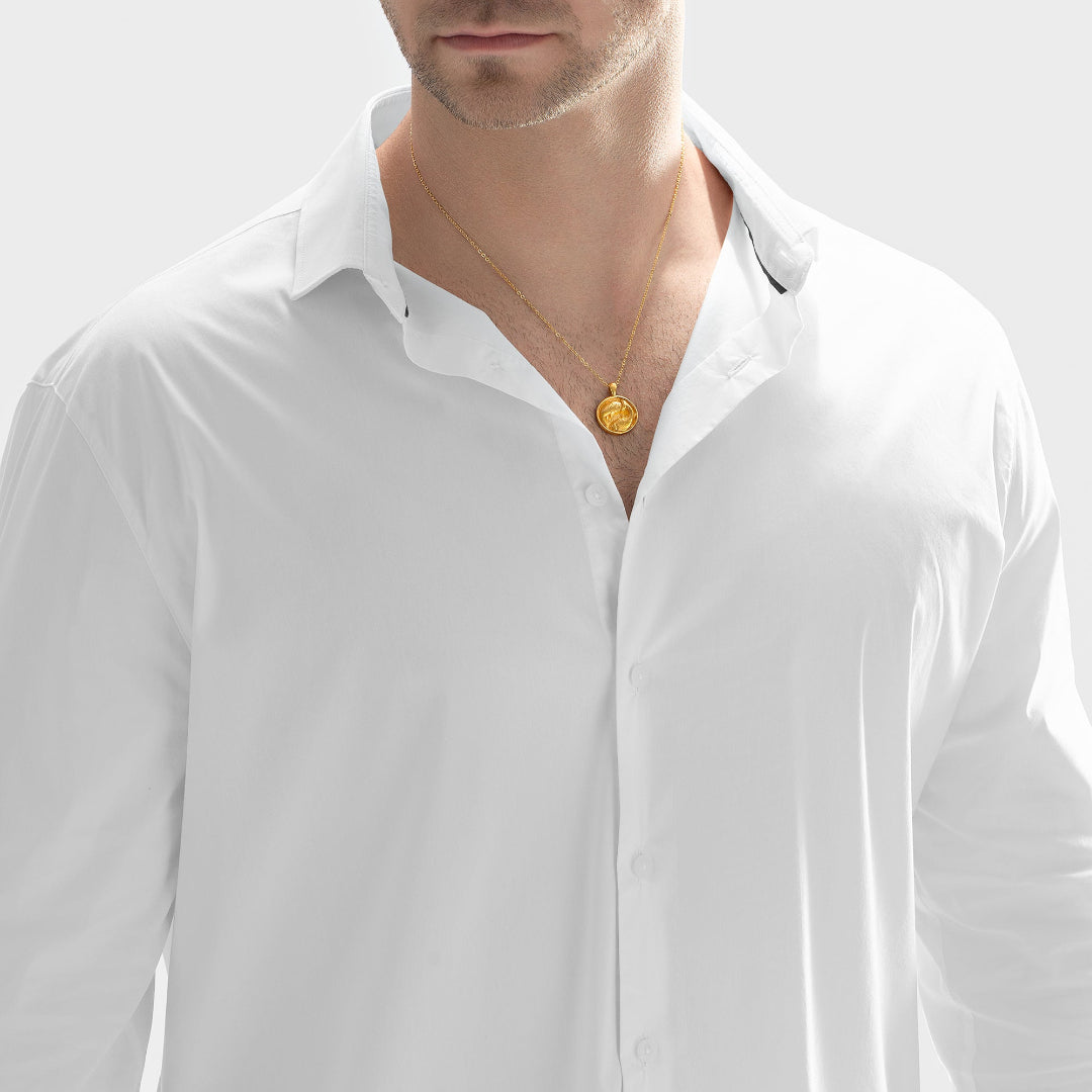 Nebu Gold 24k Gold Pisces Pendant Male