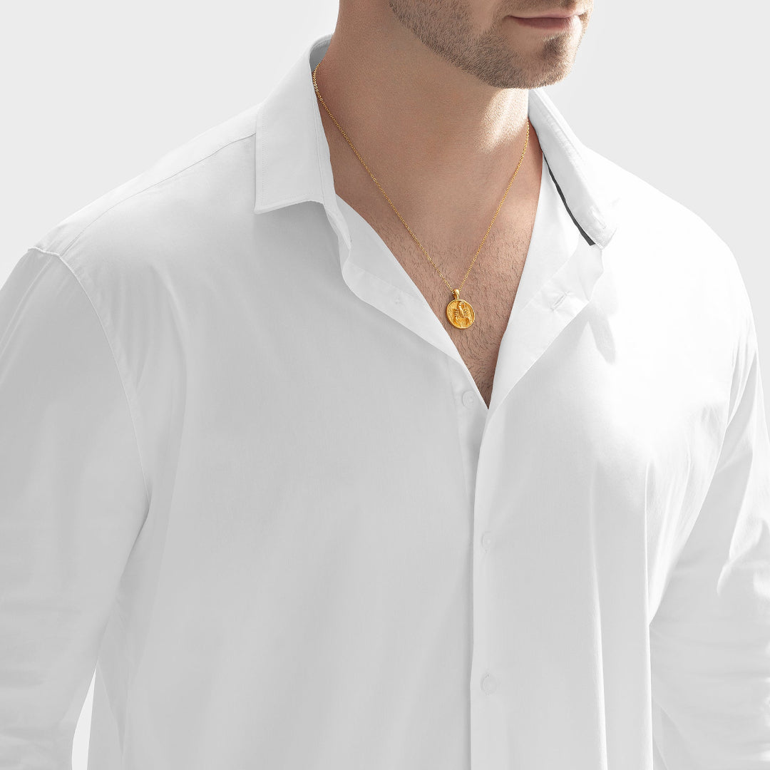 Nebu Gold 24k Gold Scorpio Pendant Male