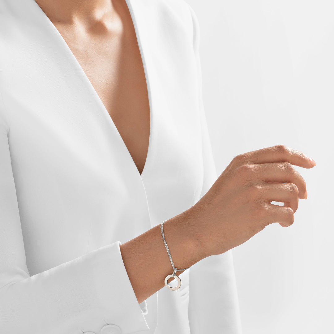 Nebu Gold 24k Platinum Eternity Charm Female