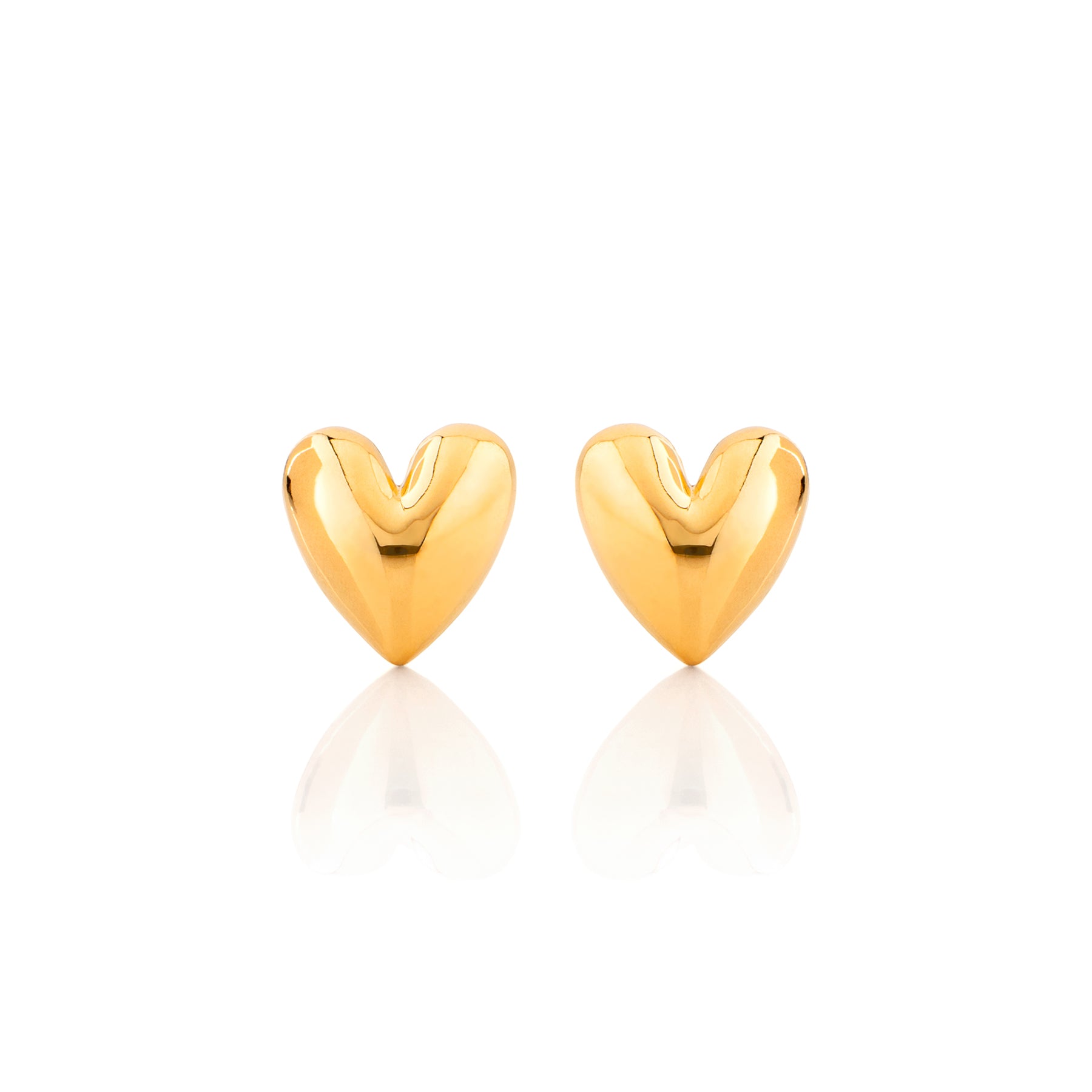 Nebu Gold 24k Gold Sweetheart Earrings View