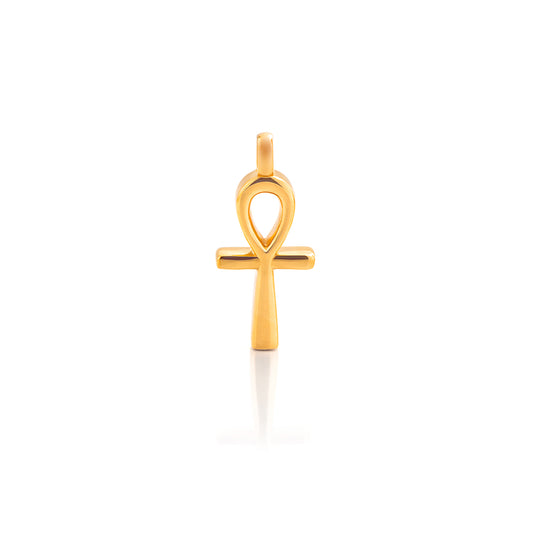 24Kt Gold Ankh Key Of Life Pendant