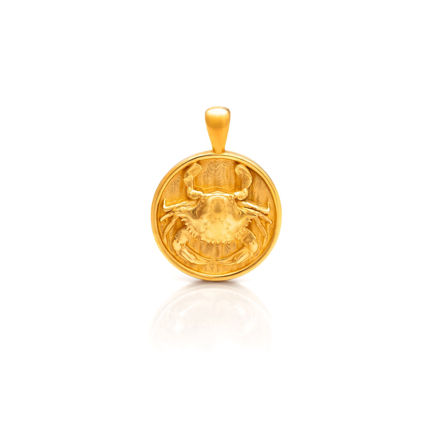 24Kt Gold Cancer Pendant