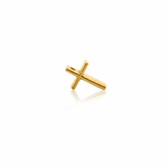 Gold cross pendant