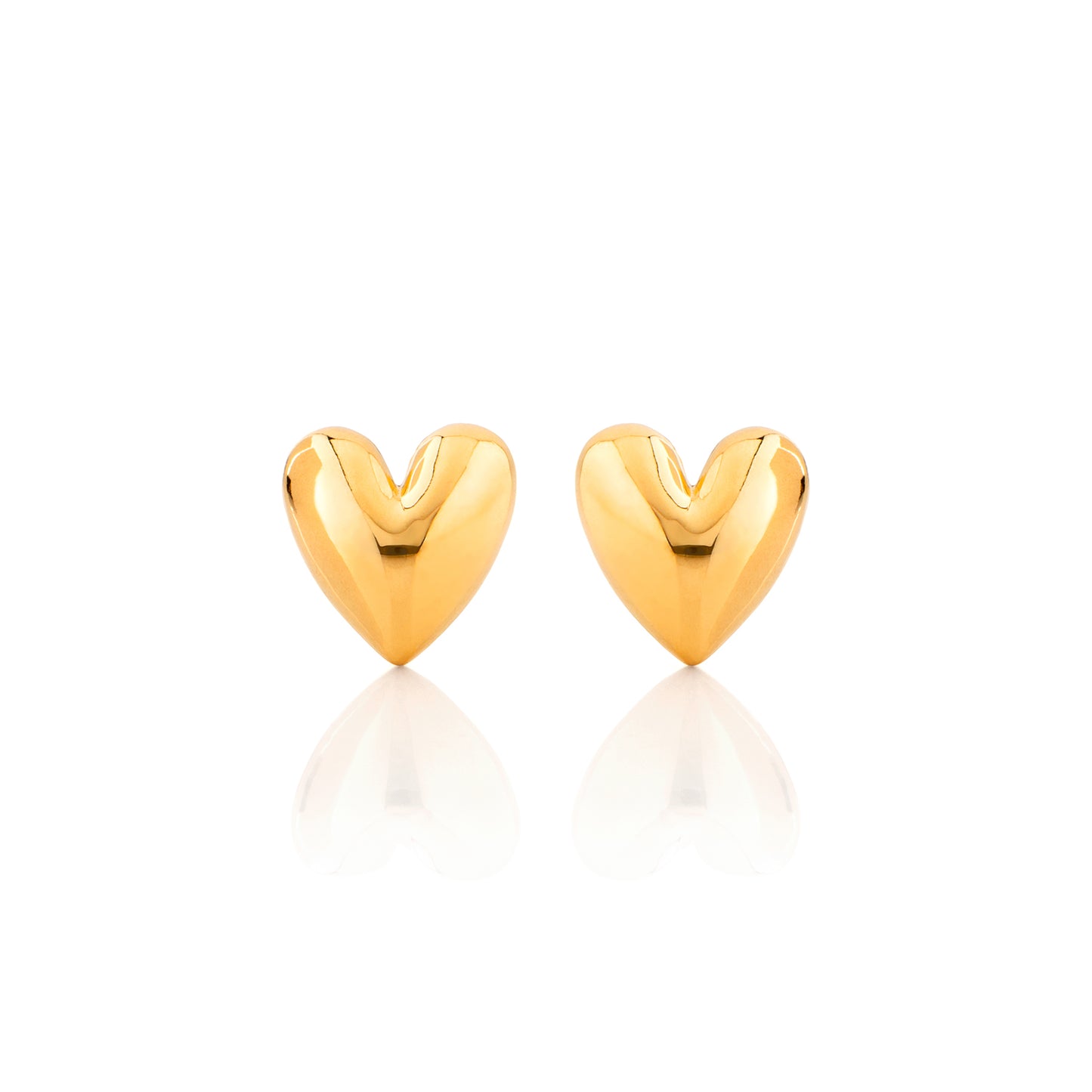 24Kt Gold Sweetheart Earrings