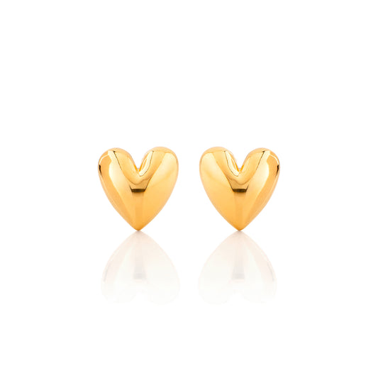 24Kt Gold Sweetheart Earrings