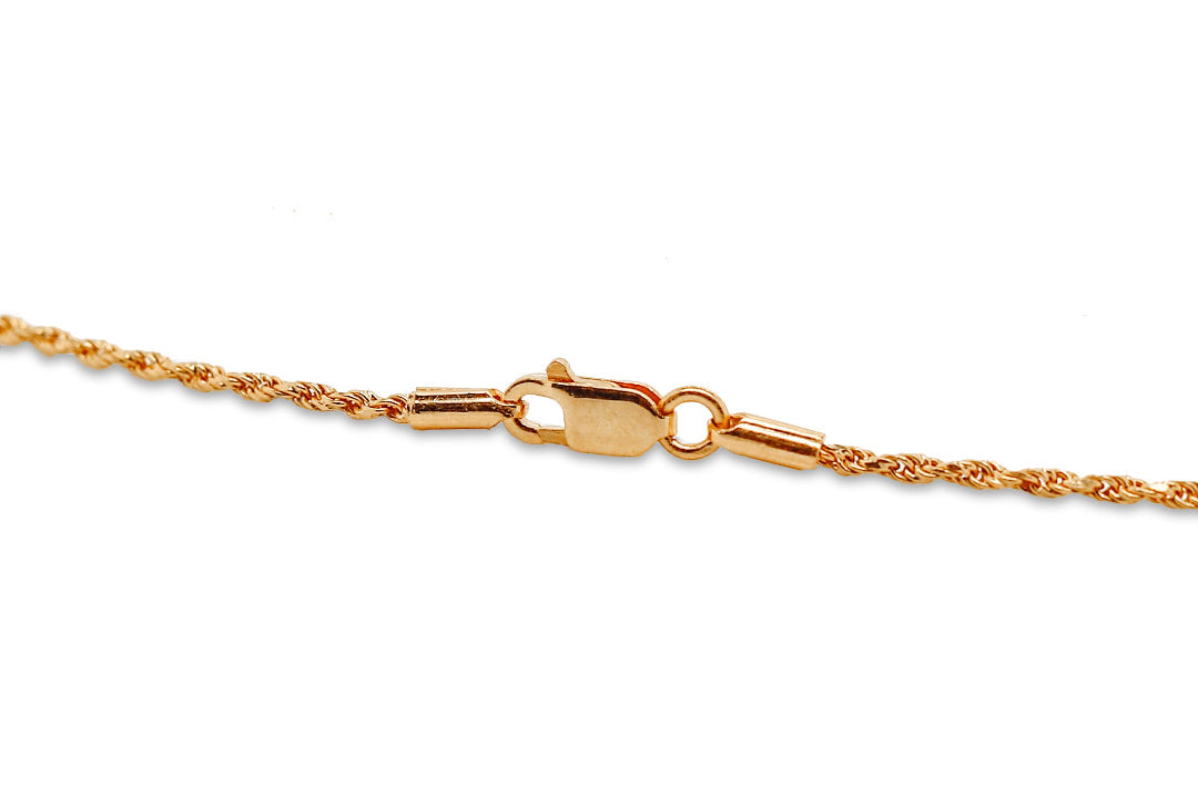 Nebu Gold 22kt Gold Rope Chain Bracelet Clasp