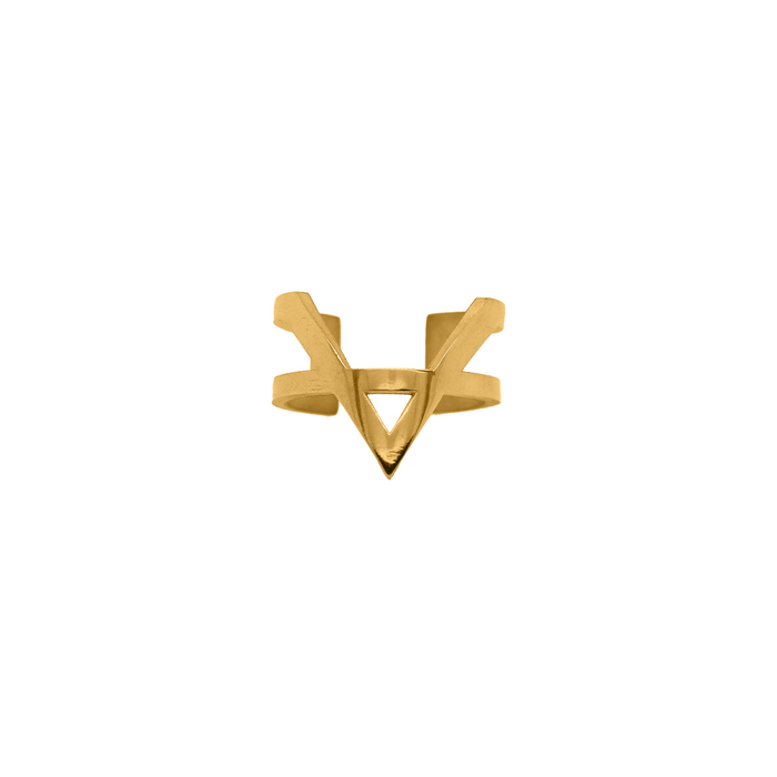 24K gold ring
