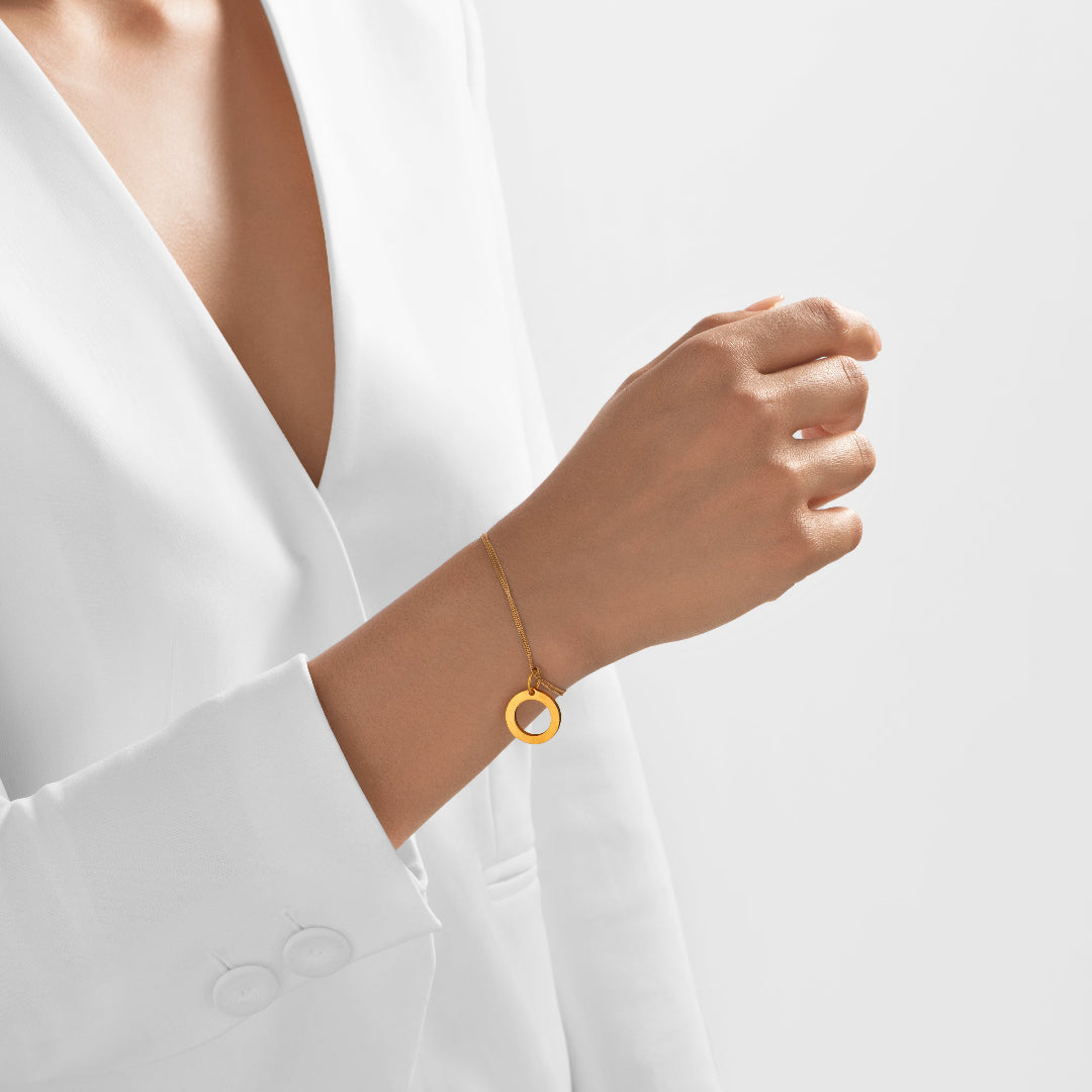 Nebu Gold 24k Gold Eternity Charm Female