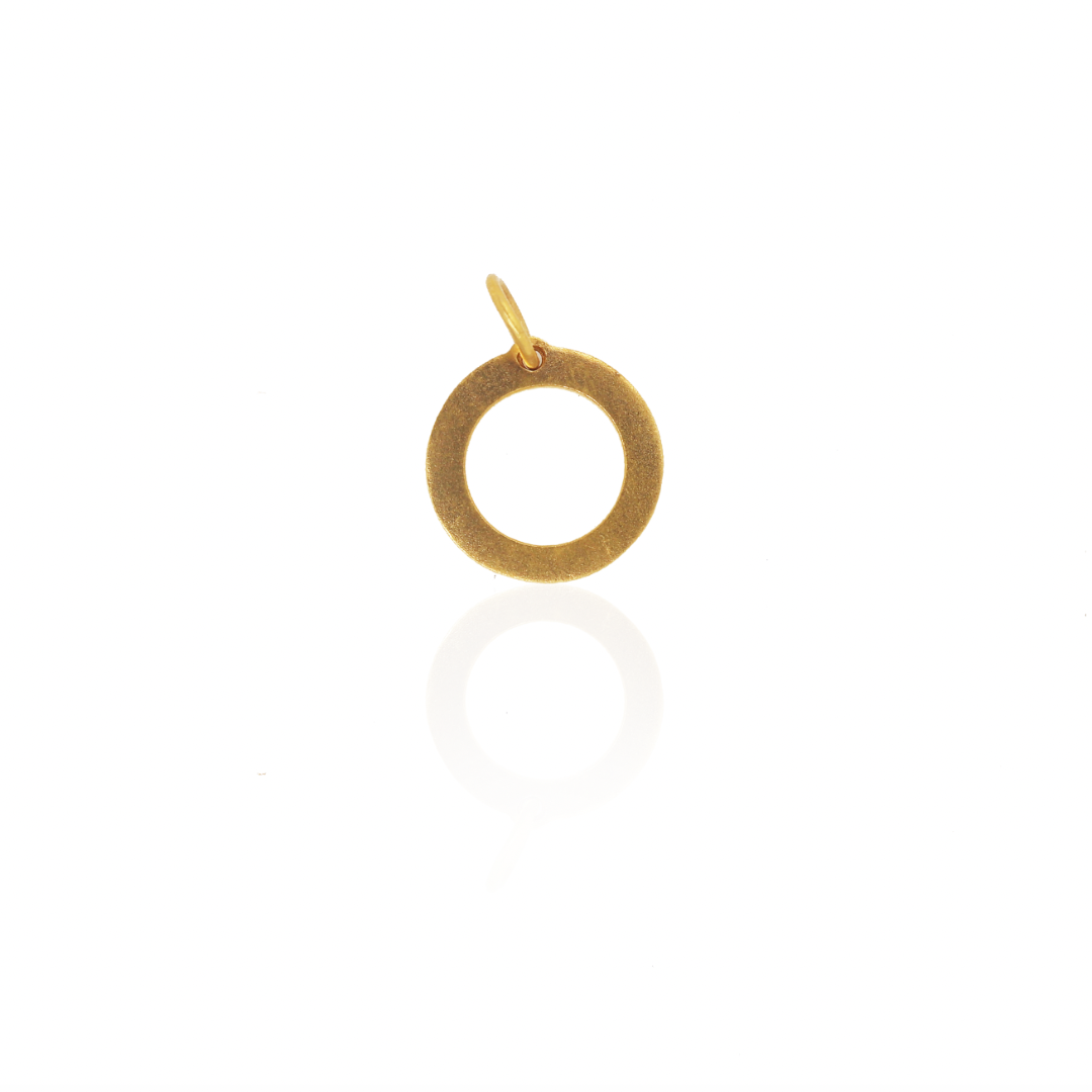 Nebu_Gold_24k_Gold_Eternity_Charm_Front_View