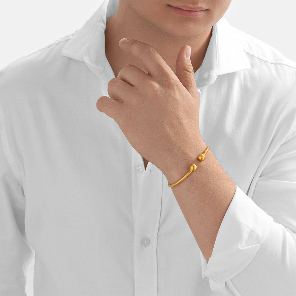 Nebu_Gold_24kt_Gold_Golden_Orb_Bangle_Male