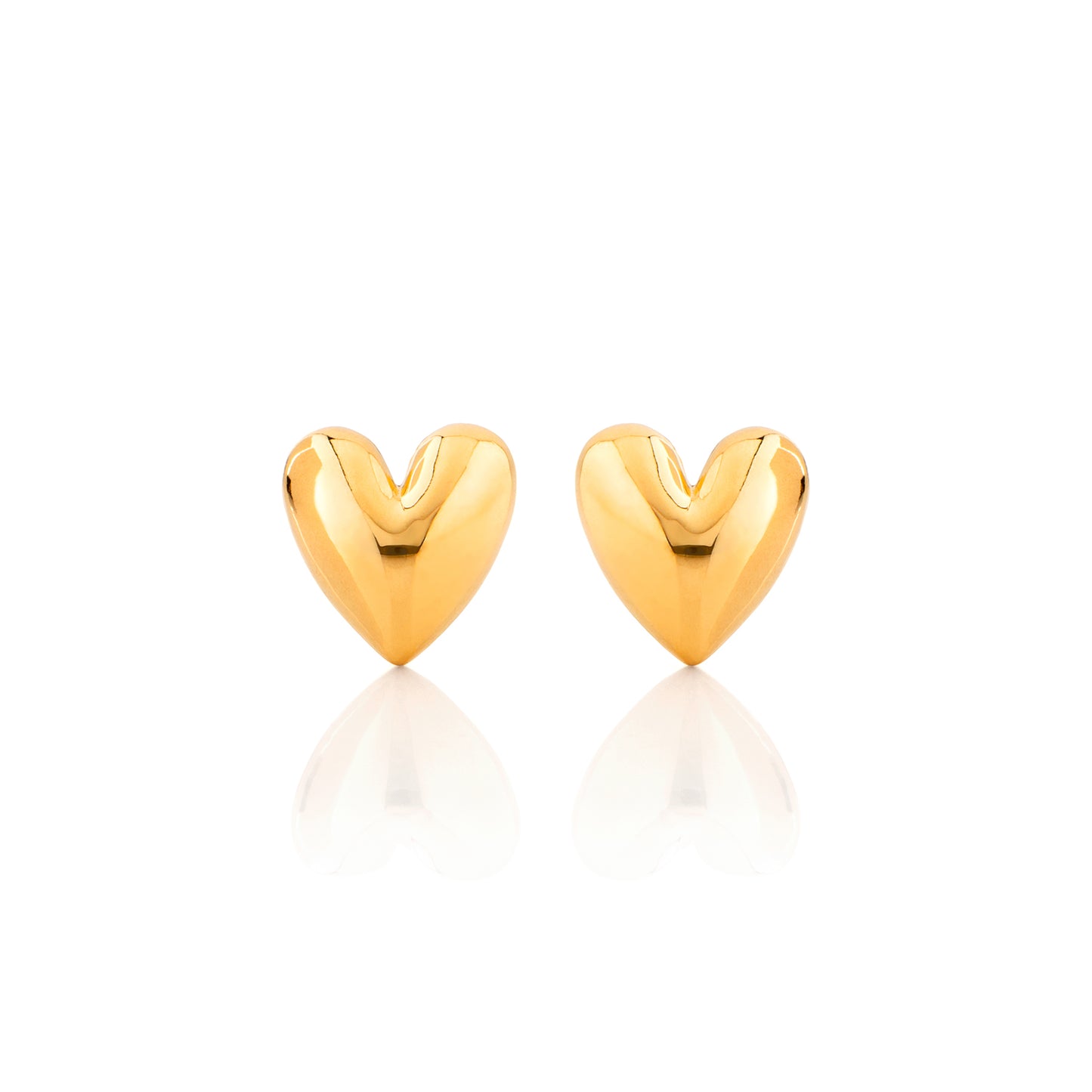 Nebu Gold 24k Gold Sweetheart Earrings View