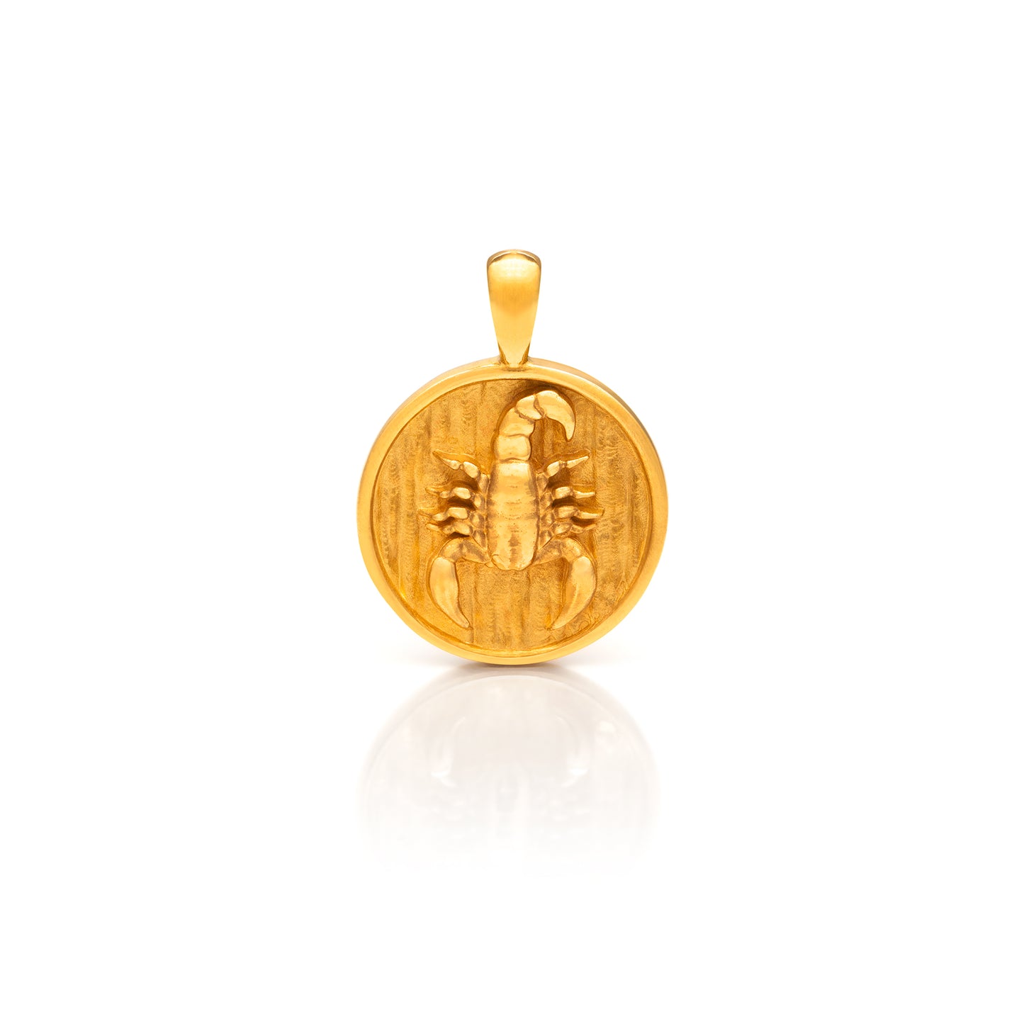 24Kt Gold Scorpio Pendant