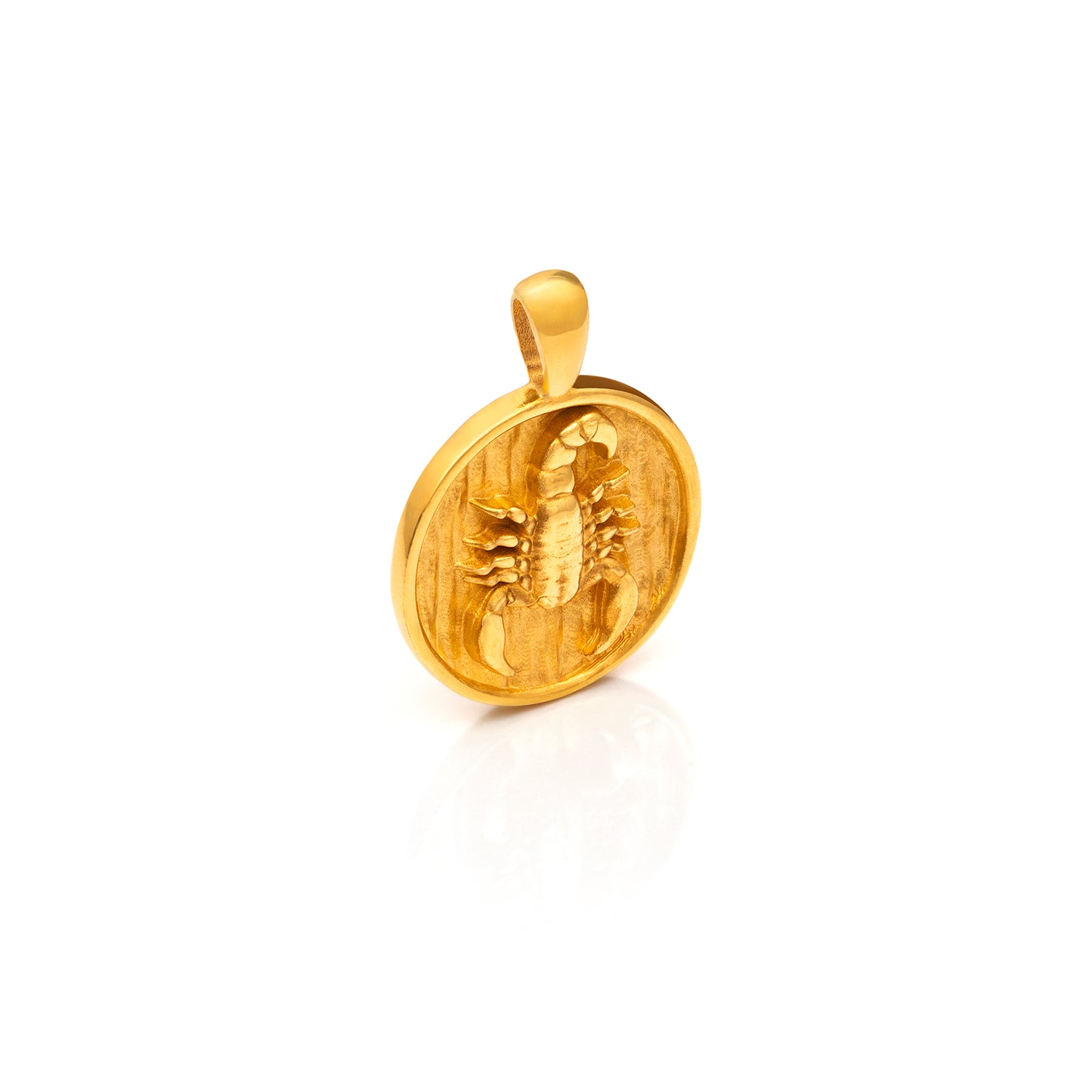 24Kt Gold Scorpio Pendant