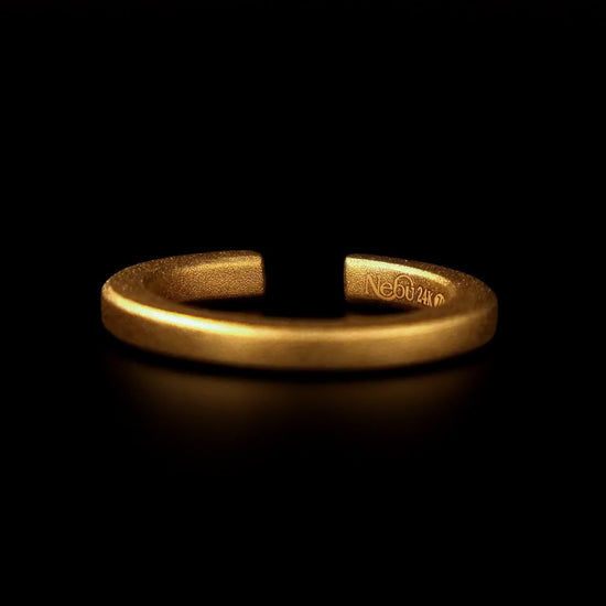 Nebu Gold 24k Gold Bullion Classic Bangle Video