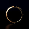 Nebu Gold 24k Gold Curved Ring Polished Male