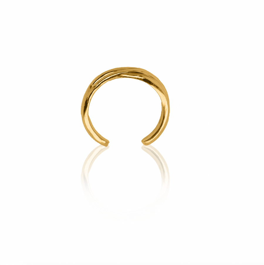 24Kt Gold Classic Intertwined Band