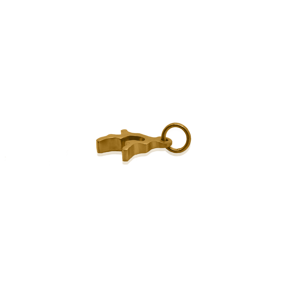 24Kt Gold Coral Charm