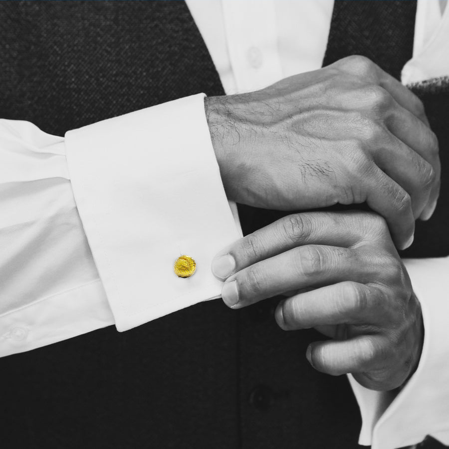 24Kt Gold Pangolin Cufflinks
