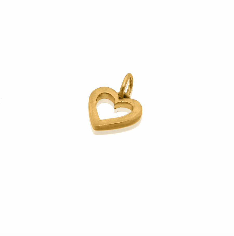 24Kt Gold Heart Charm