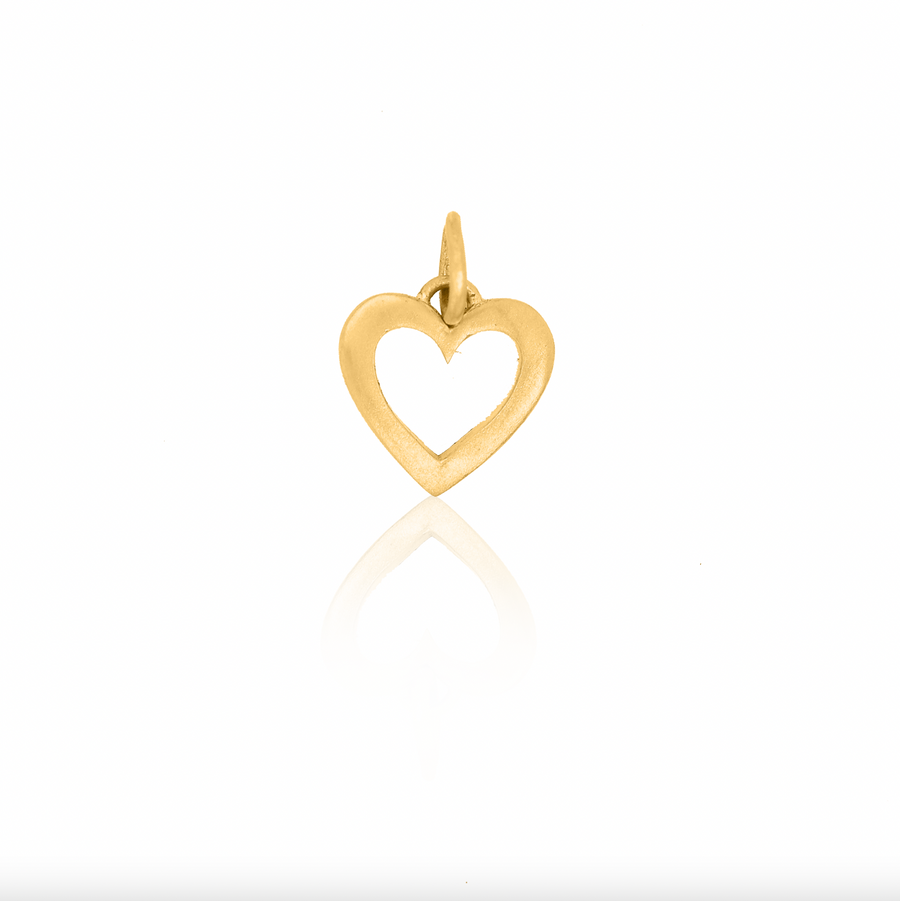 24Kt Gold Heart Charm