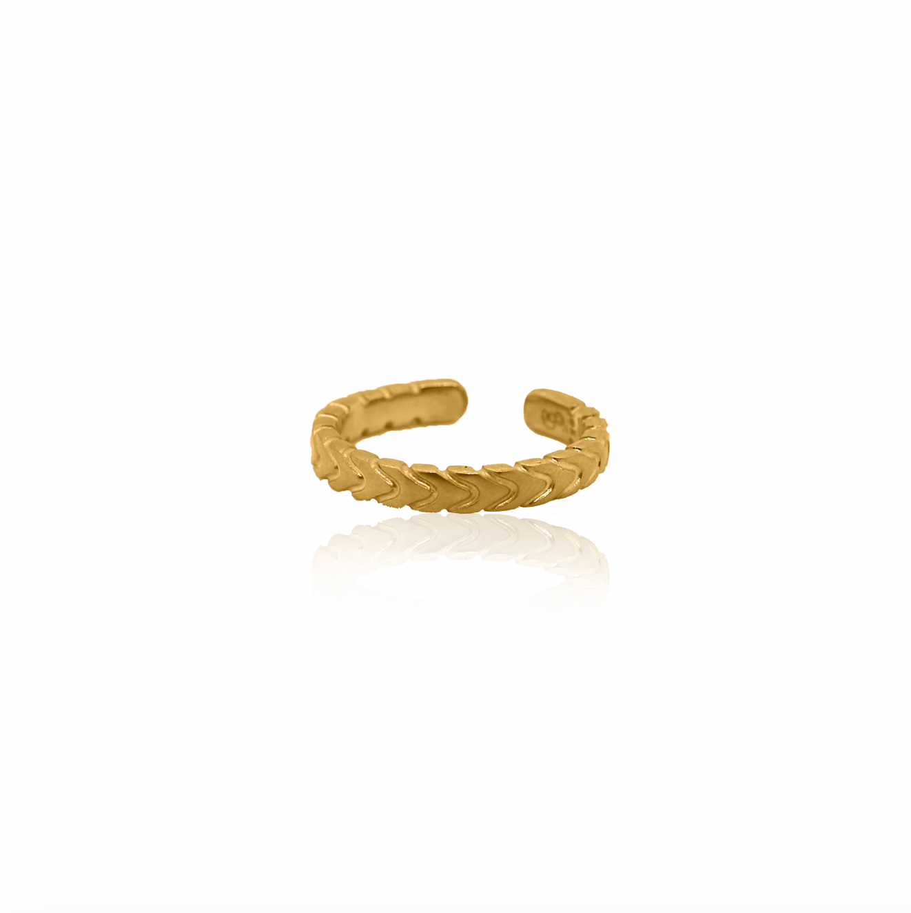 24Kt Gold Serpent Ring