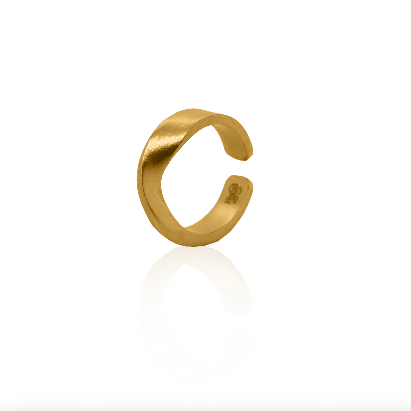 24Kt Gold Modern Tension Ring – Nebü Gold