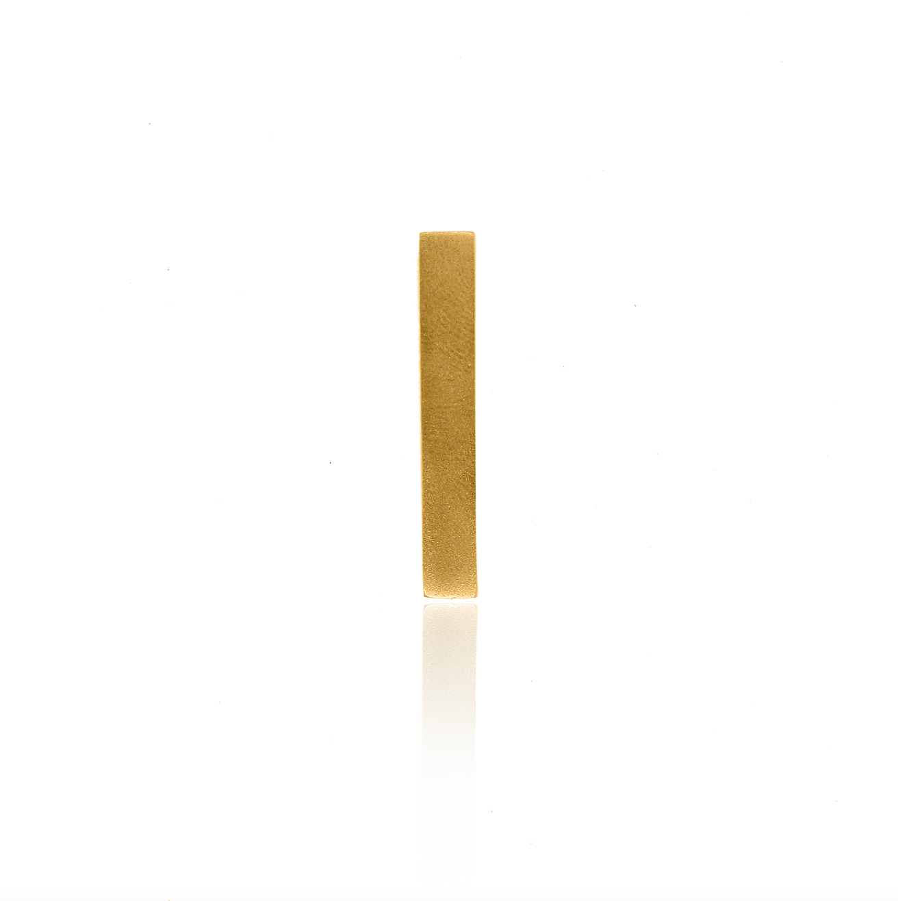 24Kt Gold Narrow Pillar Pendant