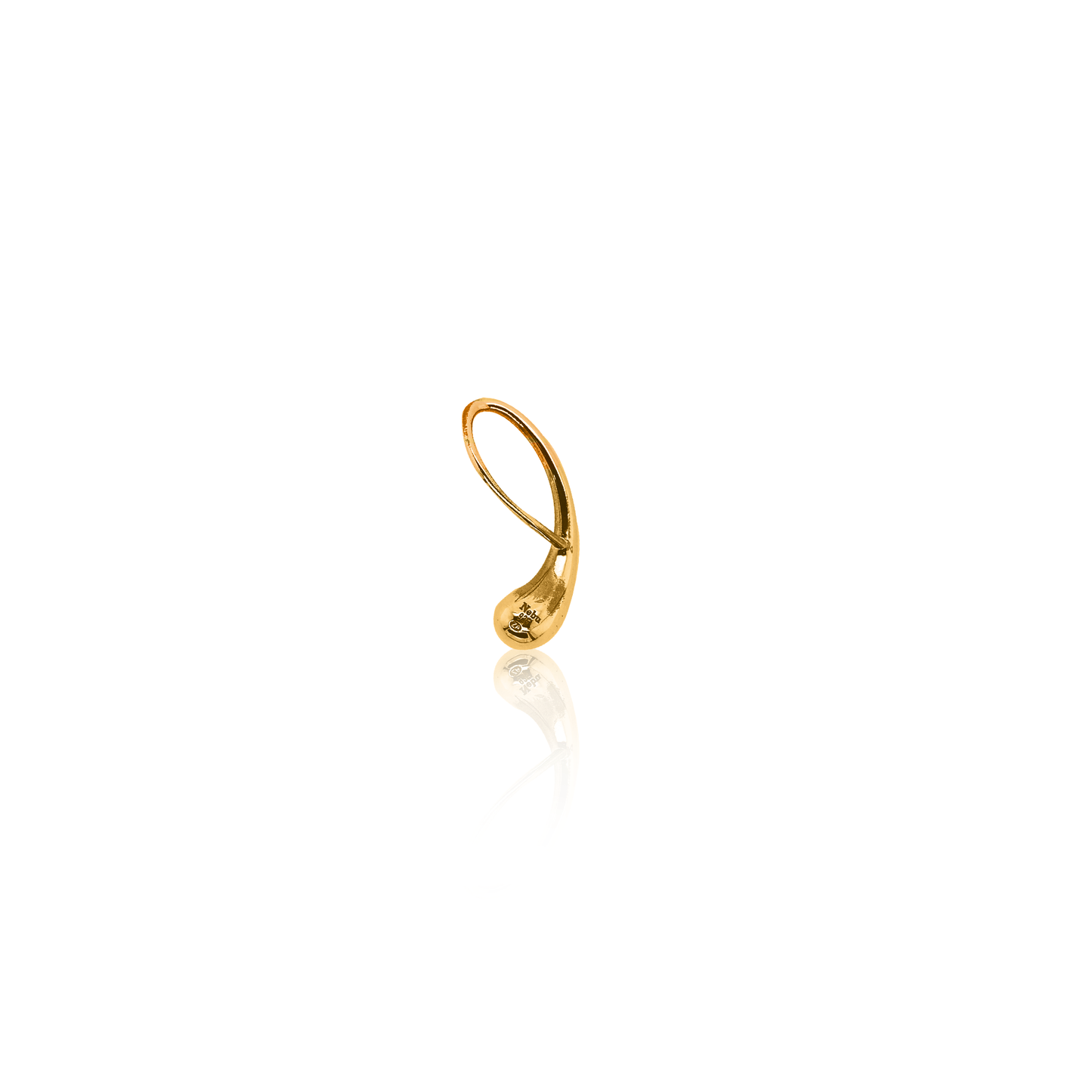 24Kt Gold Water Droplet Pendant