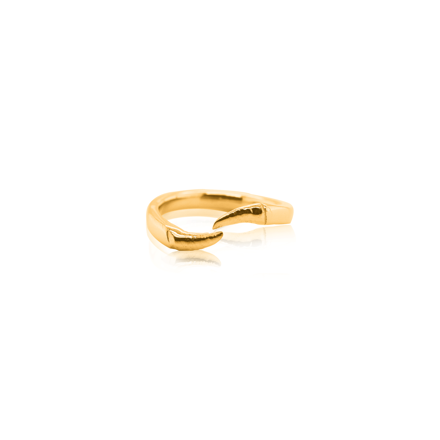 24Kt Gold Rhino Horn Ring – Nebü Gold