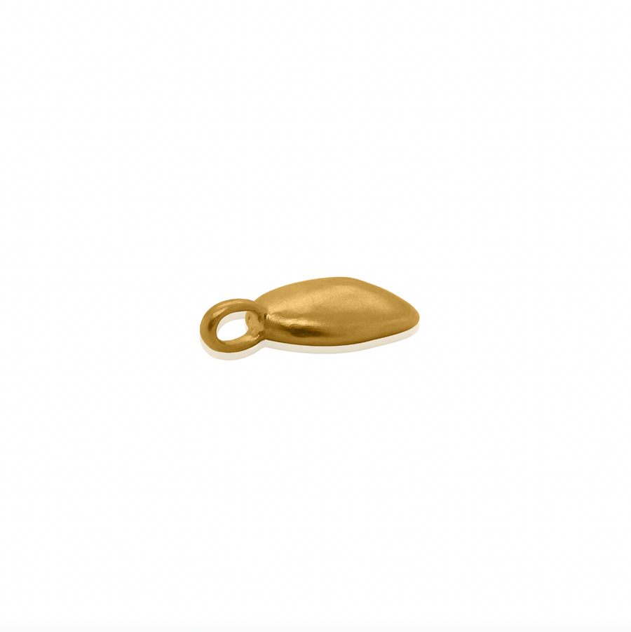 24Kt Gold Pebble Pendant