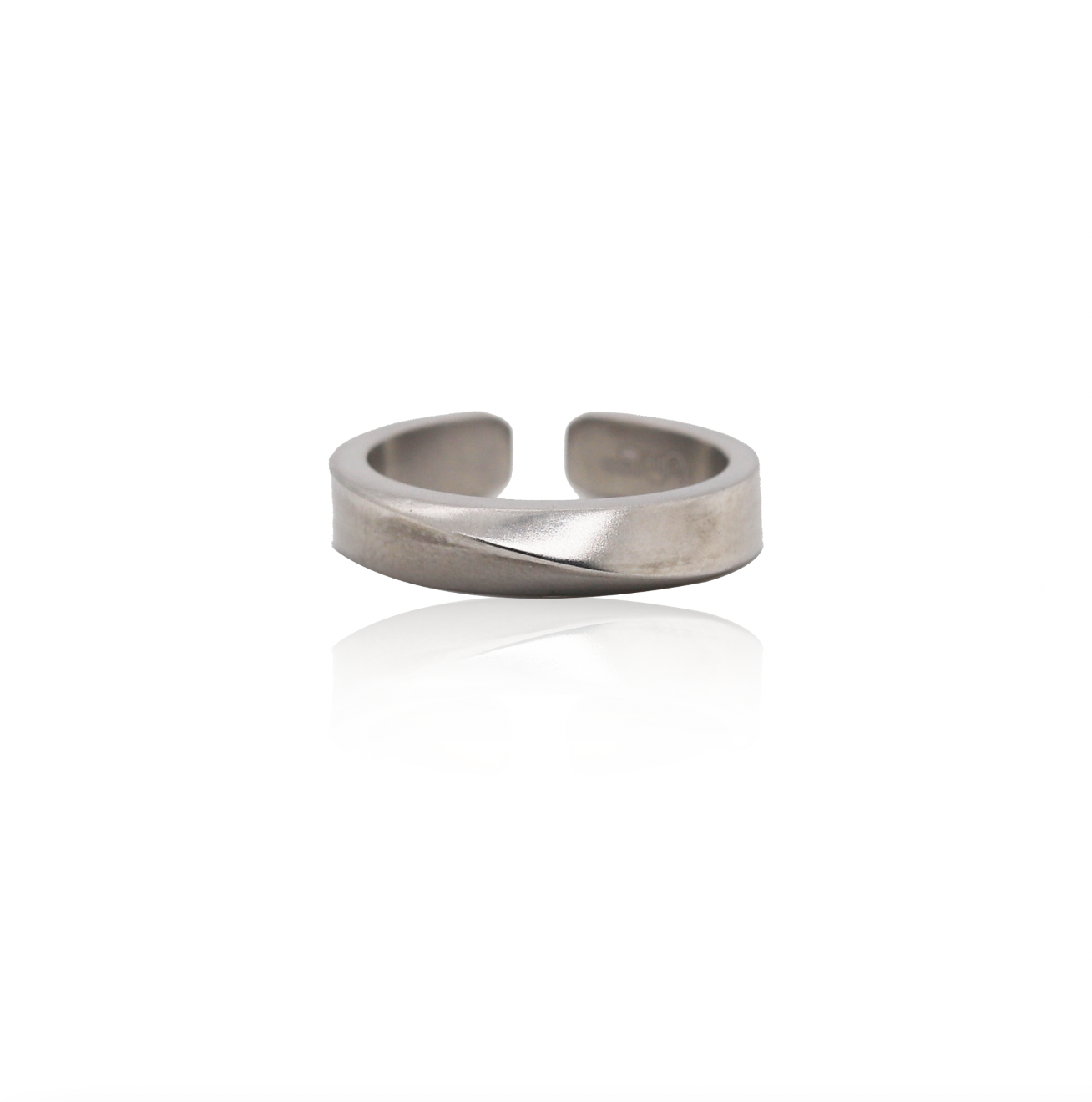24Kt Platinum Ridge Ring – Nebü Gold